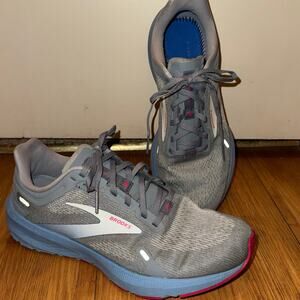 Brooks Launch 9 Women’s Running Shoes Gray/Blue/Pink Size 9 Medium (B)